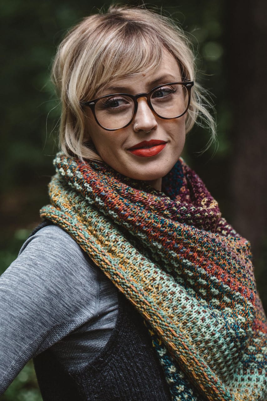 Drea Renee Knits - Nightshift Shawl (Pattern and Yarn ...